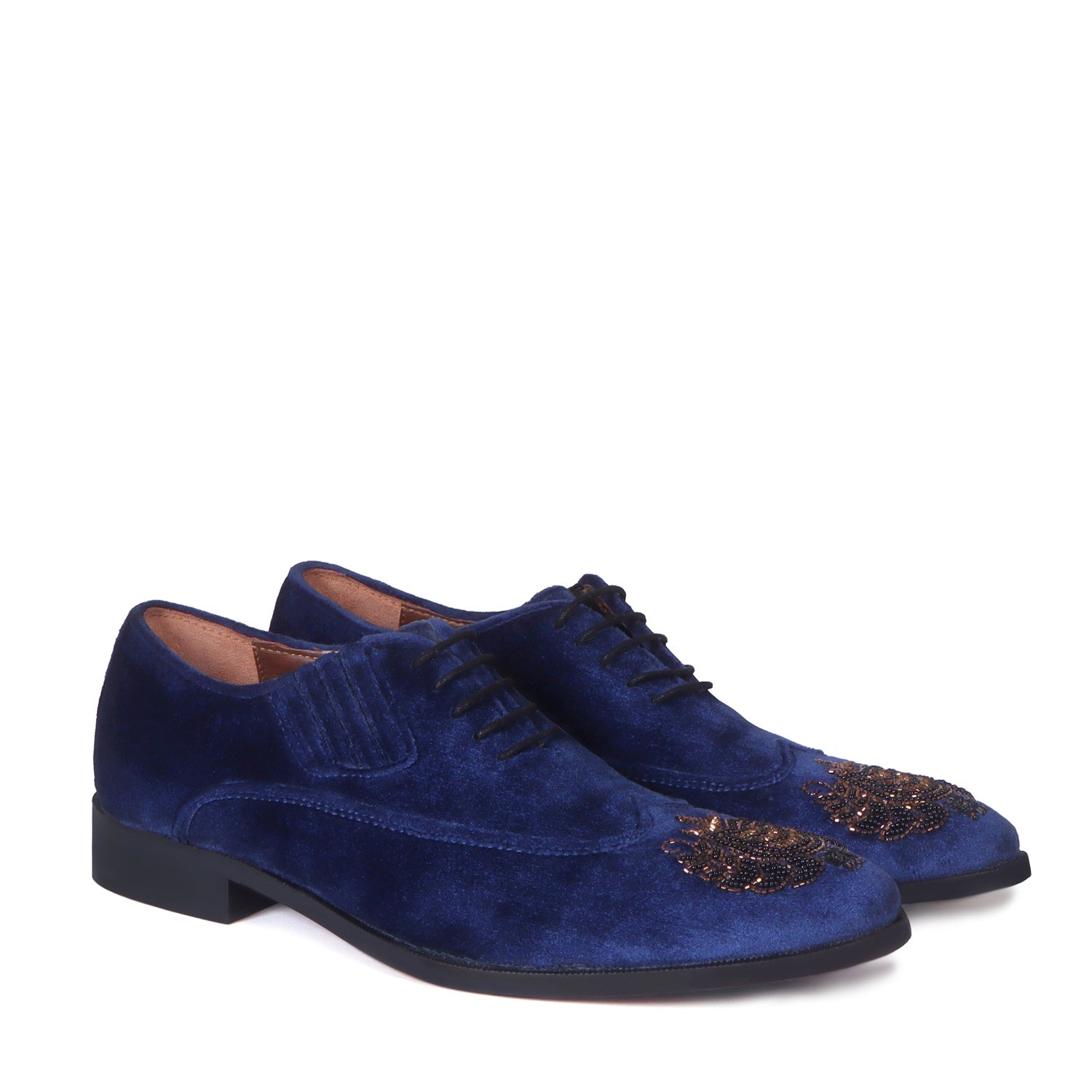 Blue velvet cheap dress shoes