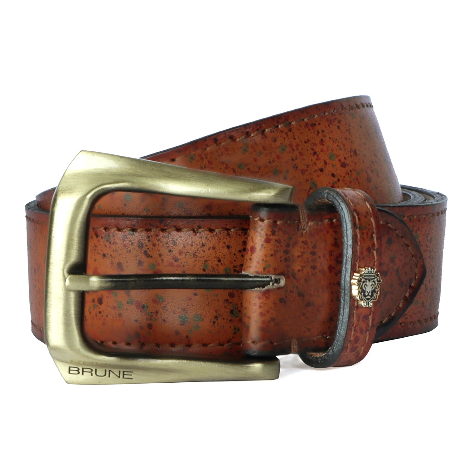 Shape leather belt