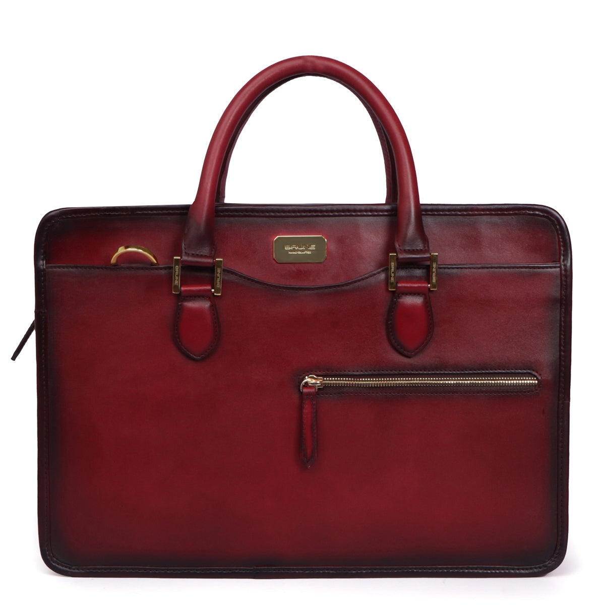 Vintage Finemark III Top Grain Leather Portfolio Briefcase 4720-62 Wine New 2024