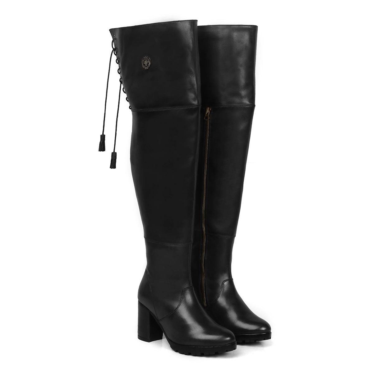 Knee high genuine sale leather boots