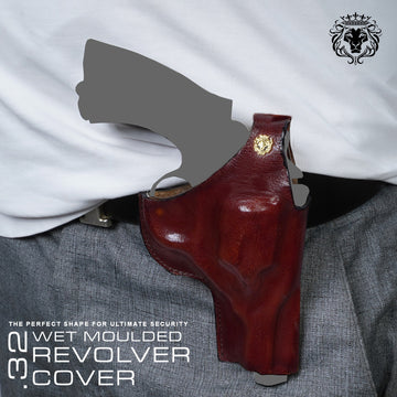 .32 Brown Wet Moulded Revolver Cover