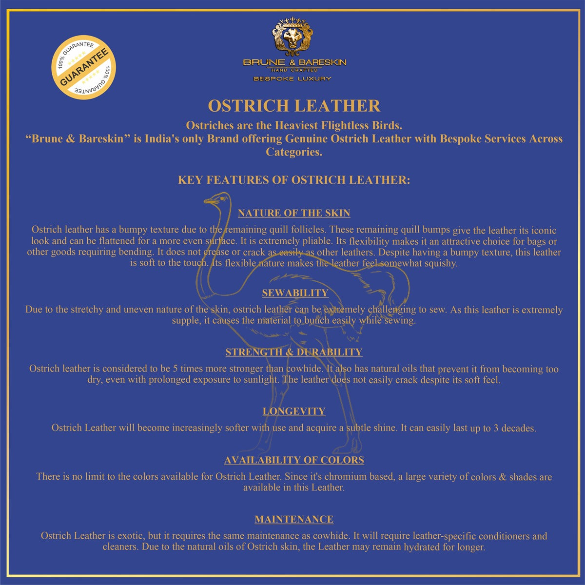 Trio Messenger Ostrich Leather - Les Extraordinaires - Exotics