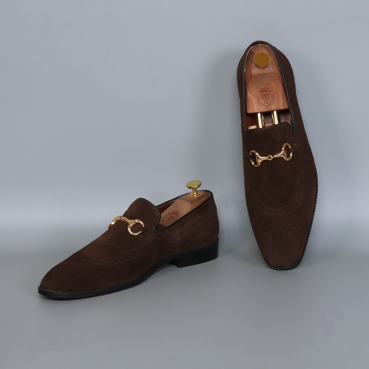 Mens suede bit on sale loafers