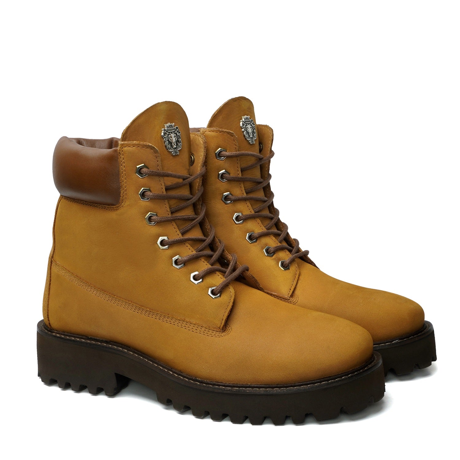 Light-Weight Mustard-tan Chunky Boot