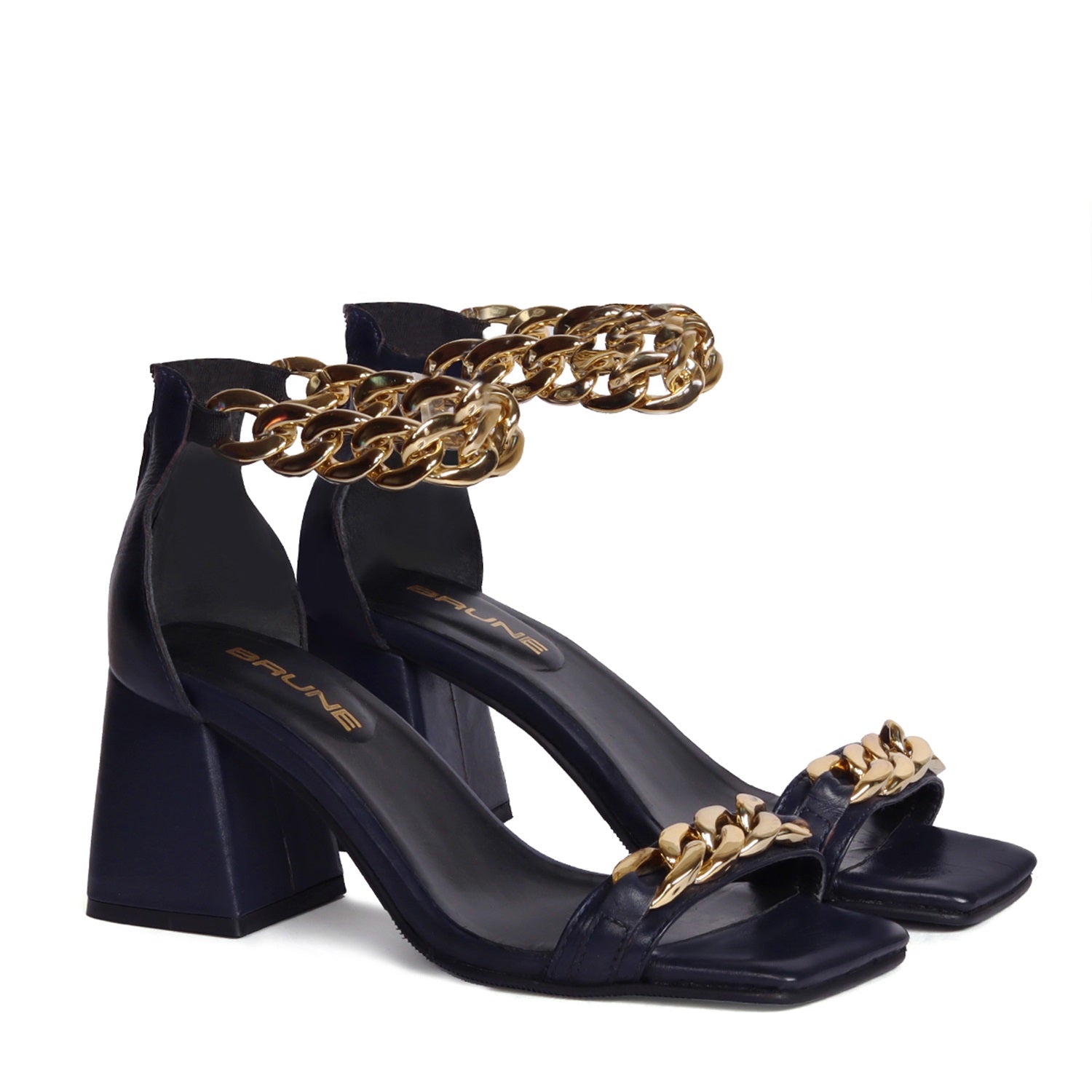 Buy Gold Heeled Sandals for Women by Everqupid Online | Ajio.com