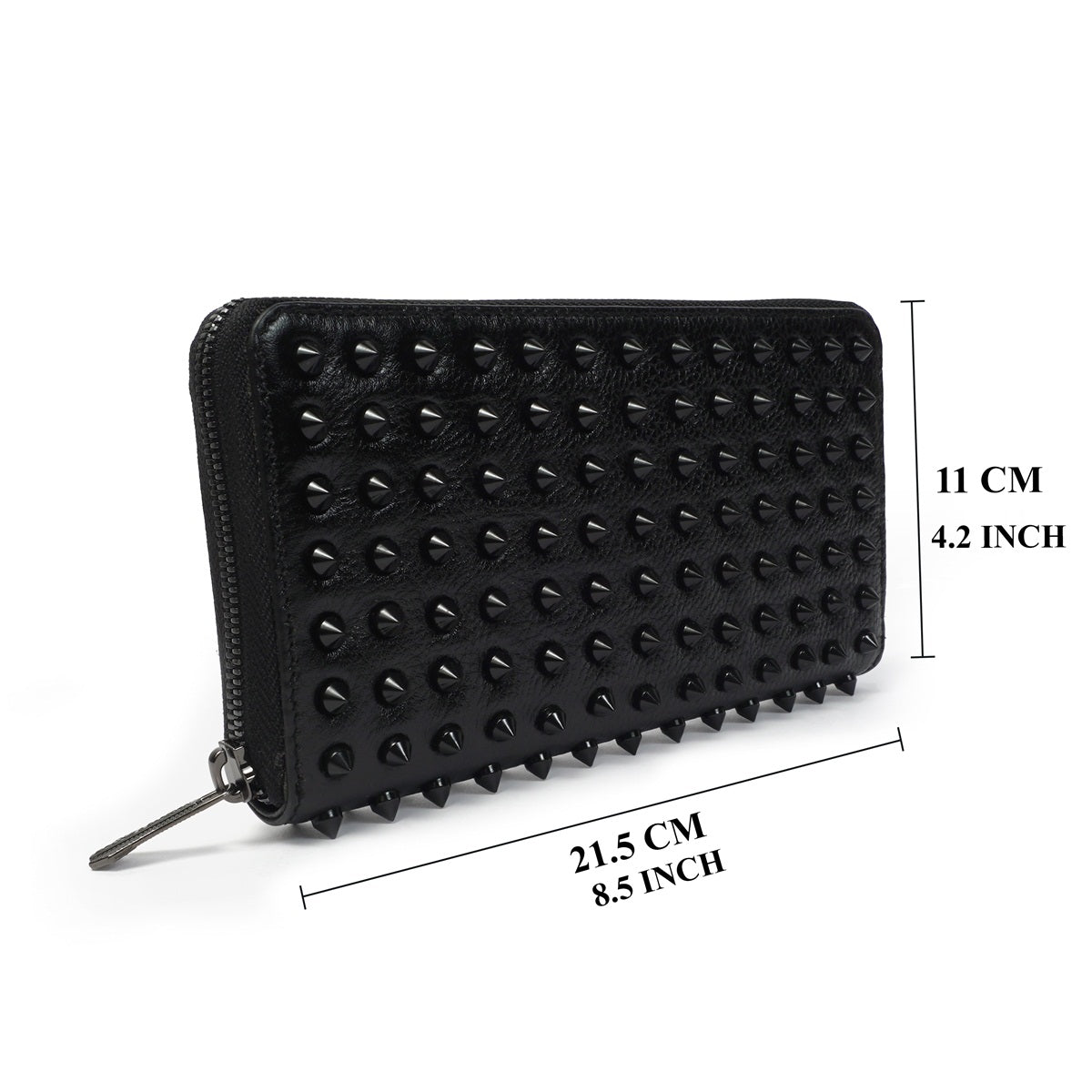 Women's Dark Brown Soft Leather Multi-Utility Hand Wallet By Brune & Bareskin