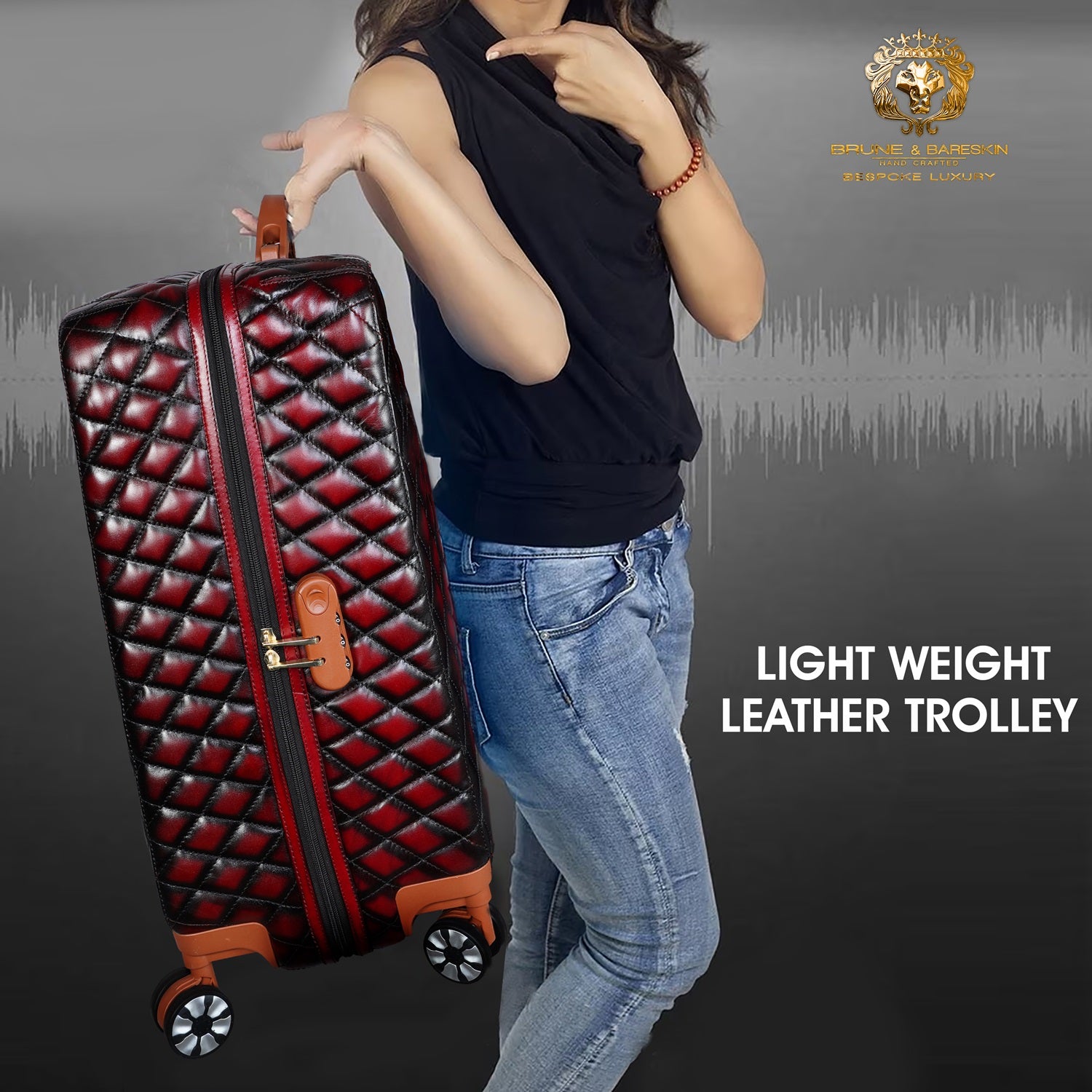 Light Weight Cabin Luggage Trolley bag (360 Rotation)
