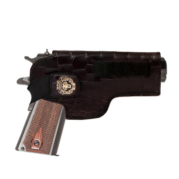 32 Revolver Leather Cover With Bullets Holder Adjustable Strap Belt L