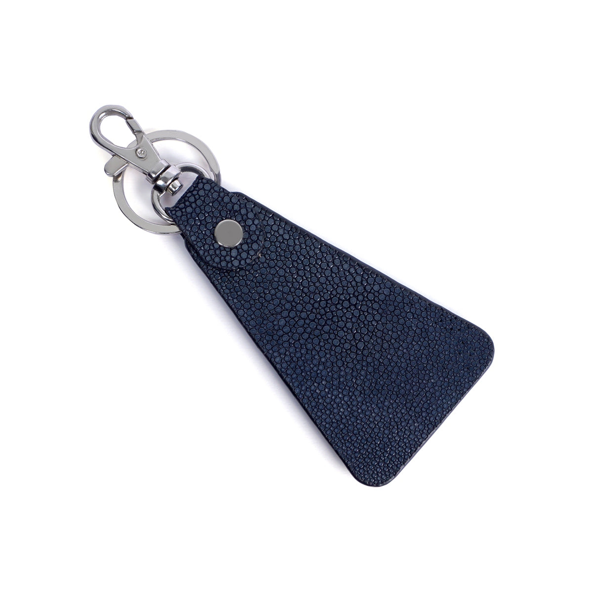 Louis Vuitton Leather Keychain Key Ring Holder Navy Leather Free Shipping