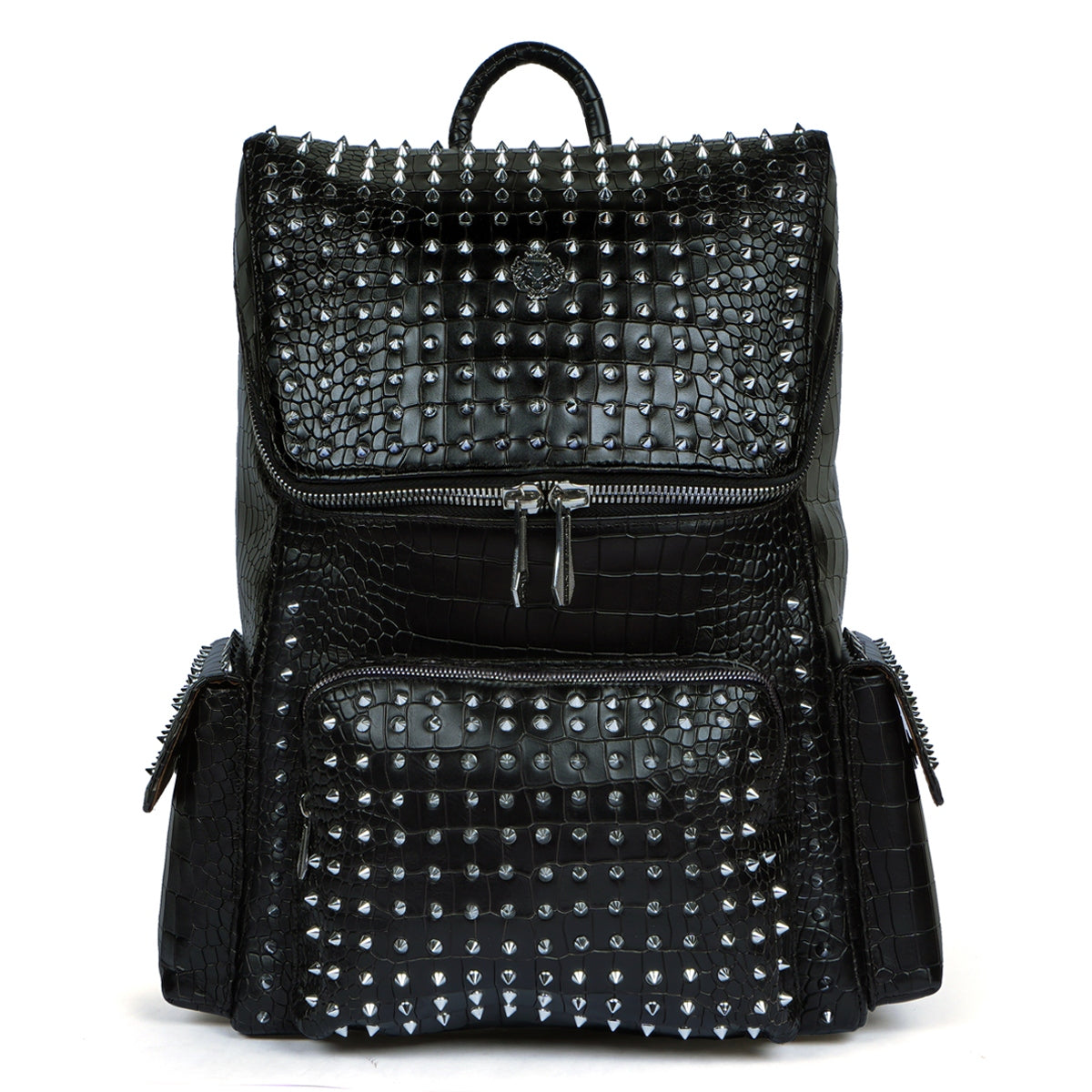 Medium Stark Side Studs Backpack in Visetos Beige | MCM ®US