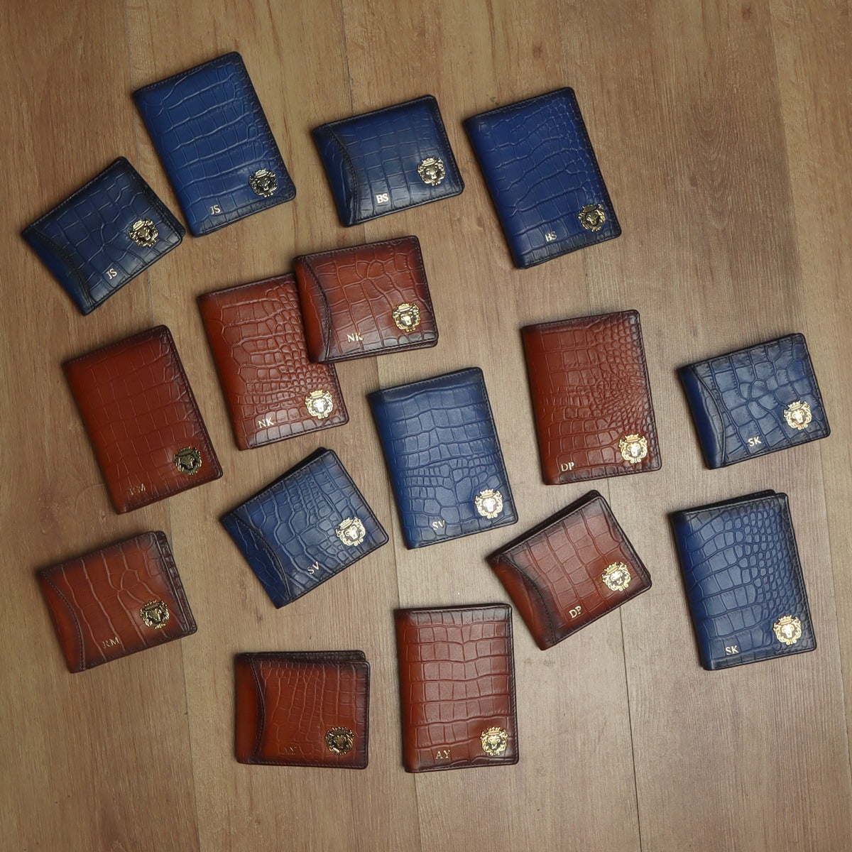 Designer LV Bifold Men Wallet Textured Brown ( Made in Italy