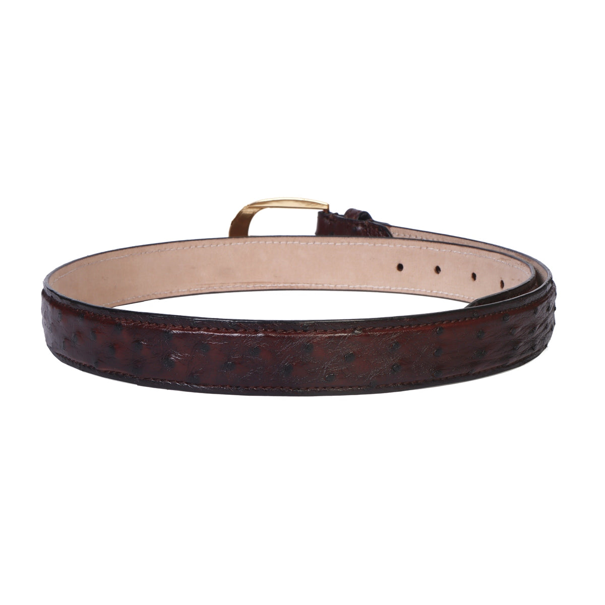 OSTRICH Belt Strap for LOUIS VUITTON Signature Buckle - Belt