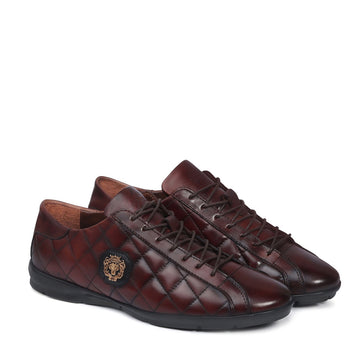 Louis Vuitton Leather Upper Brown Casual Shoes for Men for sale