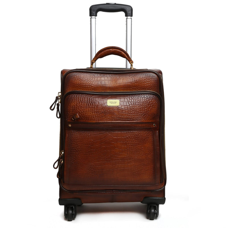 VGN LTHR WOVEN TOTE tan Travel bag 400702